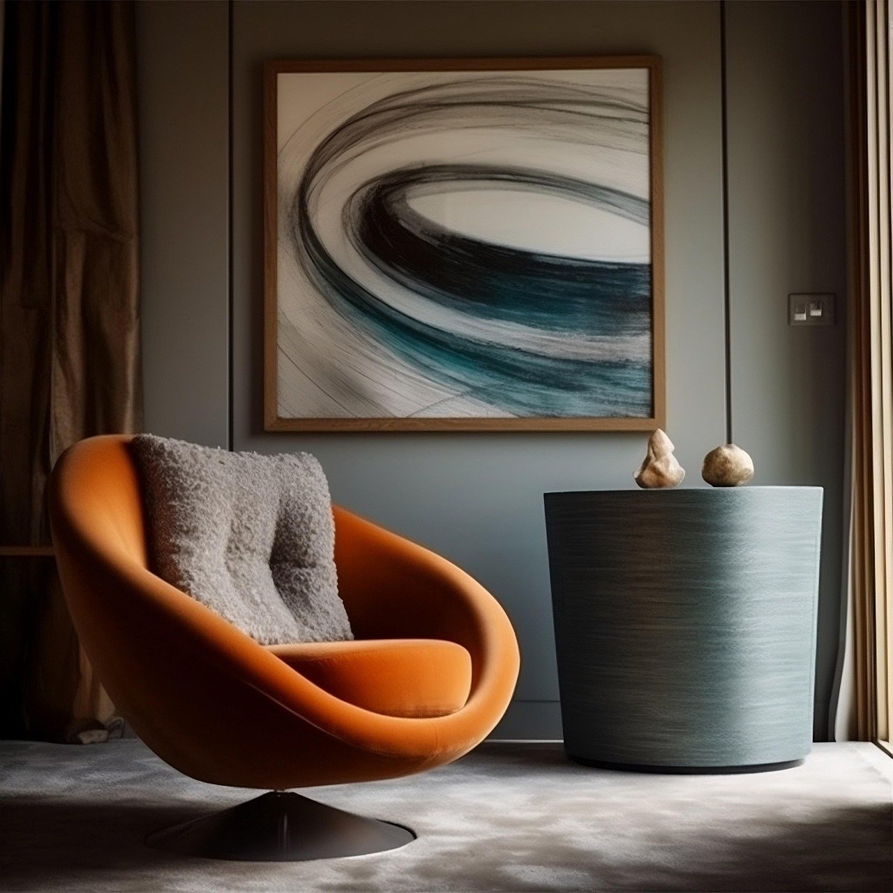 apartment, living room, armchair, interior design, chair, comfortable, contemporary, decor, furniture, home, house, luxury