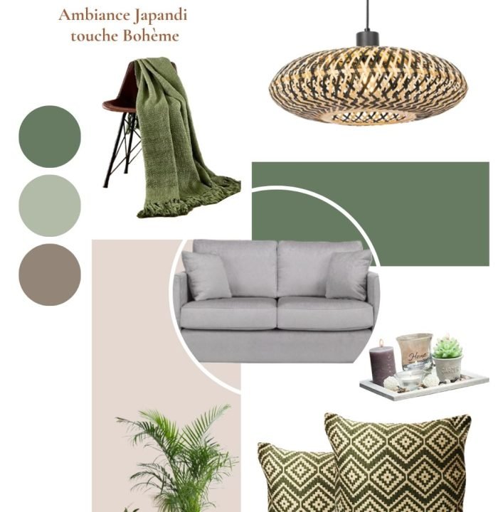 Ambiance Japandi touche Bohème